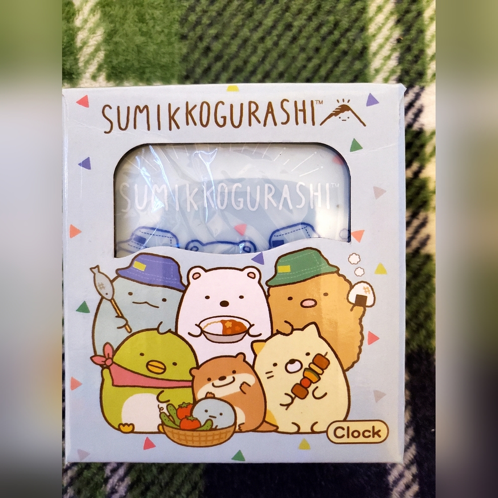 SAN-X Sumikko Gurashi Mirror and Photo Frame Clock